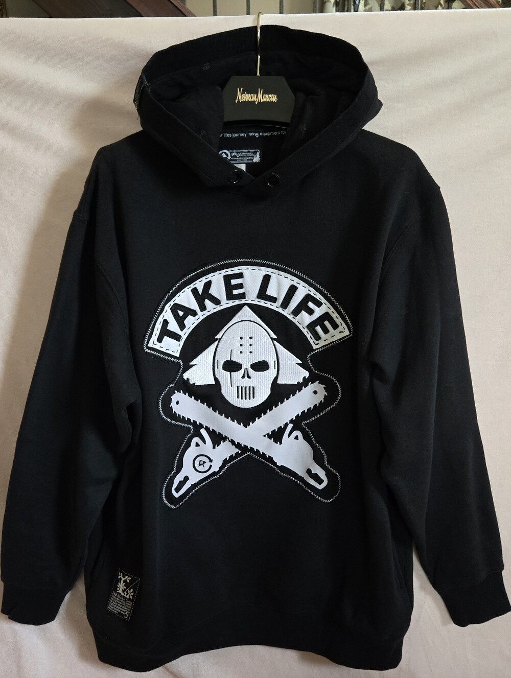 Lifted Research Group LRG Dead Serious Take Life Easy Hoodie BLACK